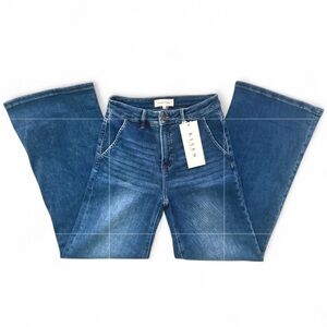 Classic Blue Flare Jeans for Women